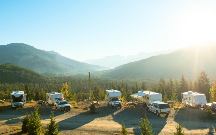 How to find a safe place to park your RV or van for the night